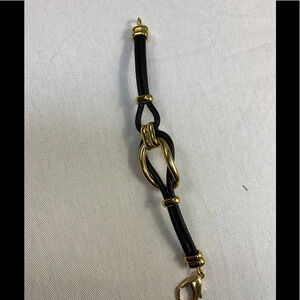 Black cord bracelet